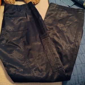 Halogen satin cargo pants